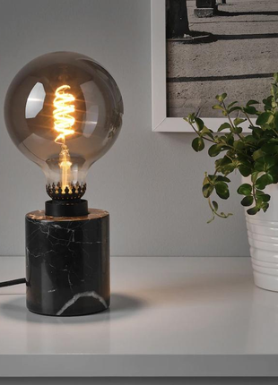 Лампа настільна ikea markfrost ікеа маркфрост, мармур!