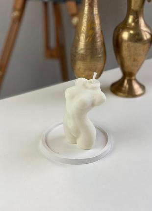 Соєва свічка ahprodite з ефірними аромамаслами 7х10см7 фото