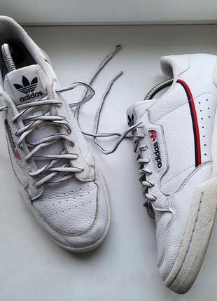 Чоловічі шкіряні кросівки adidas continental