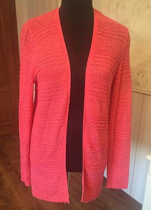 Яскравий подовжений кардиган розмір 50-52-54.