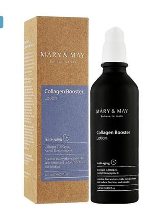 Антивозрастной лосьон с коллагеном mary &amp; may collagen booster lotion 120 мл