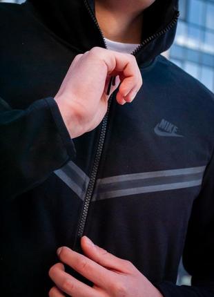 Nike tech fleece у чорному, один з бестселерів серед костюмів цього сезону 🔝4 фото