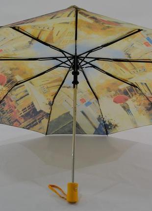 Жіночий парасольку-напівавтомат живопис3 фото