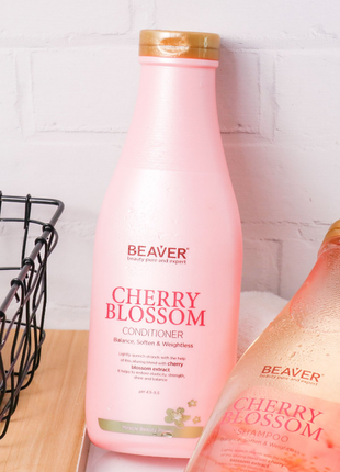 Набор для волос для ежедневного применения beaver cherry blossom с экстрактом цветов сакуры