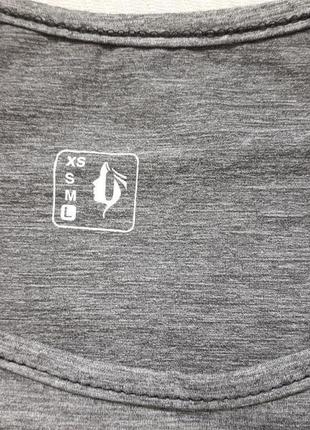 Лёгкая спортивная кофточка серый меланж с контрастными вставками3 фото