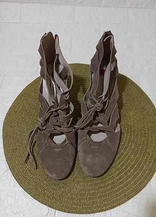 Туфли из натуральной замши р. 40