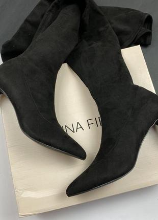 Туфлі високі чоботи anna field original 38р чорні
