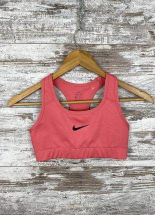 Женский спортивный топ nike swoosh dri fit indy топик лосины леггинсы с чашками бра...