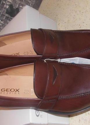 Туфлі чоловічі geox шкіра класика, р. 447 фото