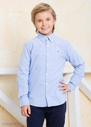 Две рубашки tommy hilfiger kids (р.110)оригинал1 фото