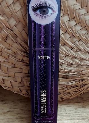 Туш для вій Tarte lights camera lashes mascara туш для вій 4-в-1 mascara black - 7 мл3 фото