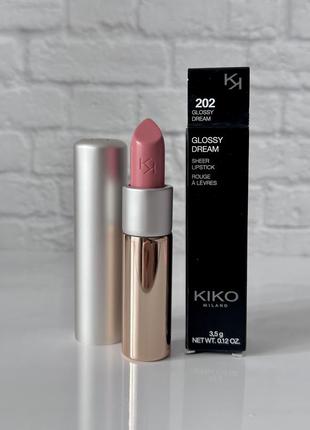 Помада кико мелано kiko milano glossy dream 202