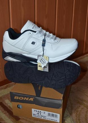 Нова модель. чоловічі шкіряні кросівки bona. 42-43