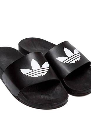 Чоловічі літні шльопанці adidas black