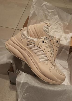 Кроссовки женские skechers оригинал 177402 sand8 фото