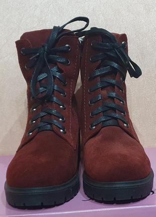 Сапожки/ботинки натуральная замша