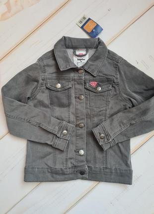 Lupilu джинсова куртка на дівчинку піджак 110 на 4-5 років.3 фото