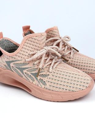 Zc61pink розовые текстильные кроссовки для детей pink apawwa