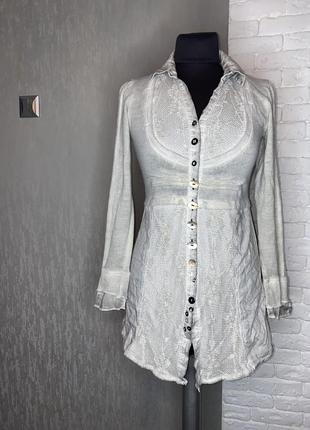 Подовжена блуза блузка кофта elisa cavaletti , s/m1 фото