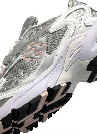 Женские кроссовки new balance 725 grey silver pink3 фото