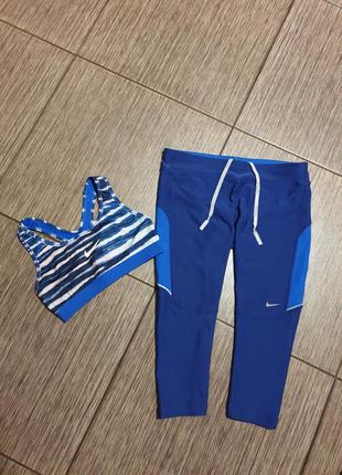 Лосины , капри  nike womens filament capri 3/4 length