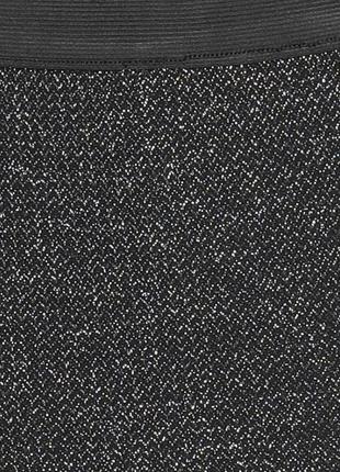 Облегающая юбка стрейч черная с люрексом - second female® оригинал m-l4 фото