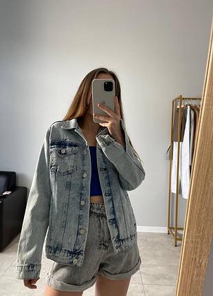 Джинсовка куртка джинсовая деним