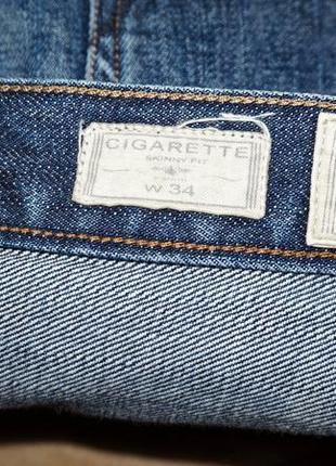 Чоловічі джинси all saints shanta cigarette selvige  jeans 34w, японська тканина.1 фото