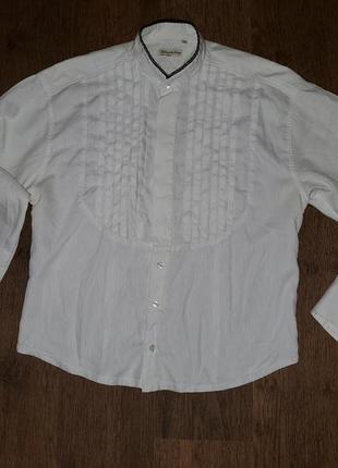 Винтажная блуза рубашка robert le cam paris  london винтаж1 фото