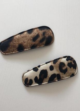 Леопардова тигрова шпилька для волосся,тренд 2019