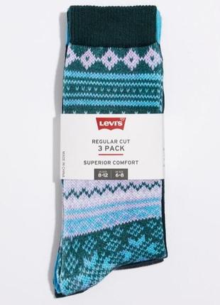 Набор из 3  штук мужских носков левис levis socks 3-pack men  размер 40-45 оригинал4 фото