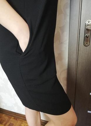 Фирменное шикарное черное платье ровный крой next5 фото