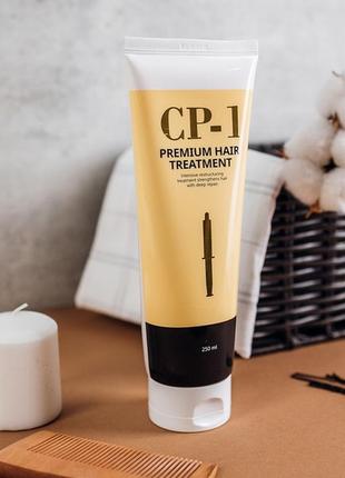 1. протеиновая маска для повреждённых волос esthetic house cp-1 premium hair treatment 250ml2 фото