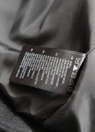 Шерстяное пальто бомбер косуха от h&m4 фото