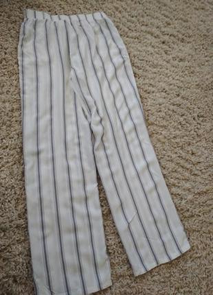 Стильные полосатые широкие брюки,tcm, p. 34-385 фото