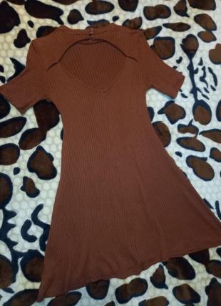 Сукня рубчик