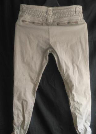 Хорошие брюки стрейч цвета хаки ( made in laos )3 фото