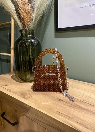 Хит!!! сумка из бусин, сумка з намистин, crystal bag, хрустальная сумочка