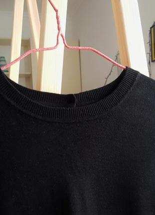 Новая женская черная кофта zara кардиган свитео футболка поло свитшот джемпер шерстяная3 фото