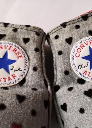 Красивые и удобные оригинальные кеды converse all star, размер 34, стелька 21 см5 фото