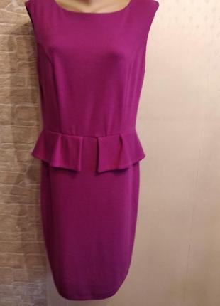 Трикотажное платье с баской george