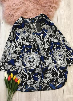 Блуза в цветочный принт