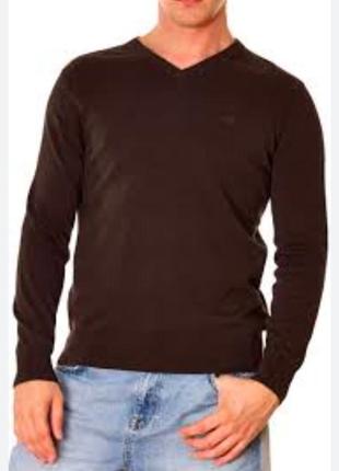 Джемпер, свитер , коричневый , шерсть1 фото