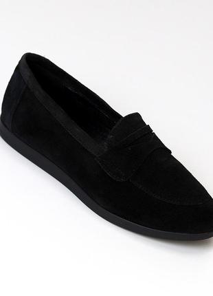 Мокасины из натуральной замши