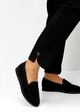 Мокасины из натуральной замши