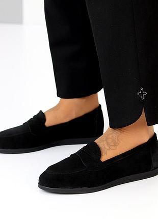 Мокасины из натуральной замши