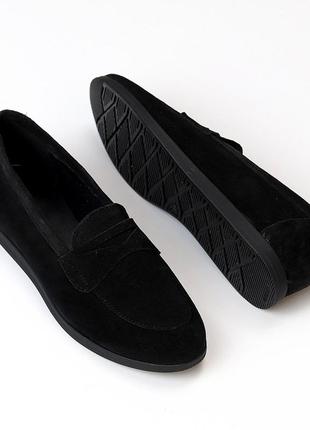 Мокасины из натуральной замши