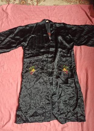 Халат атлас винтаж шовк