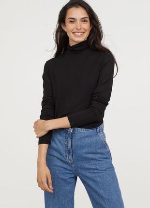 Гольф чорний базовий h&m