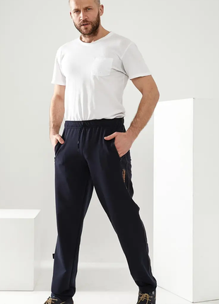 Розмір 48/50/52/54/56/58 штани чоловічі демісезонні трикотажні спортивні1 фото